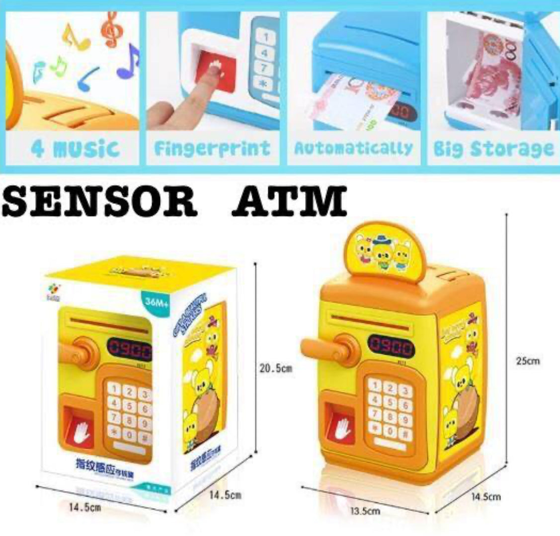 Finger sensor ATM piggy bank