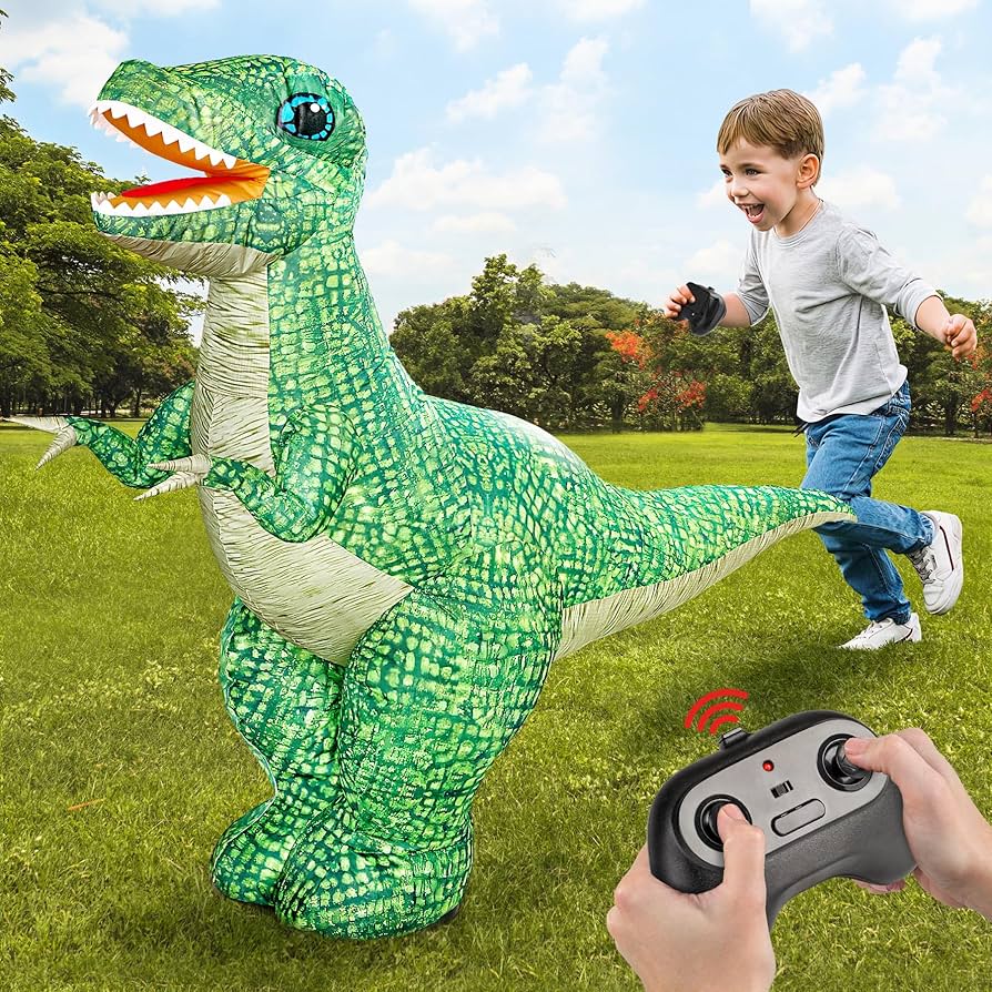 Remote Control Inflatable Dinosaur Toy