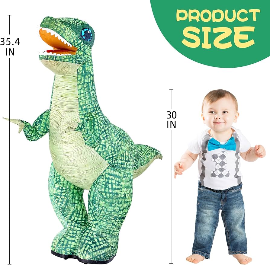 Remote Control Inflatable Dinosaur Toy