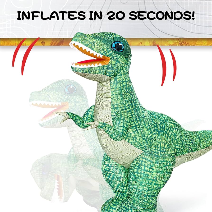 Remote Control Inflatable Dinosaur Toy