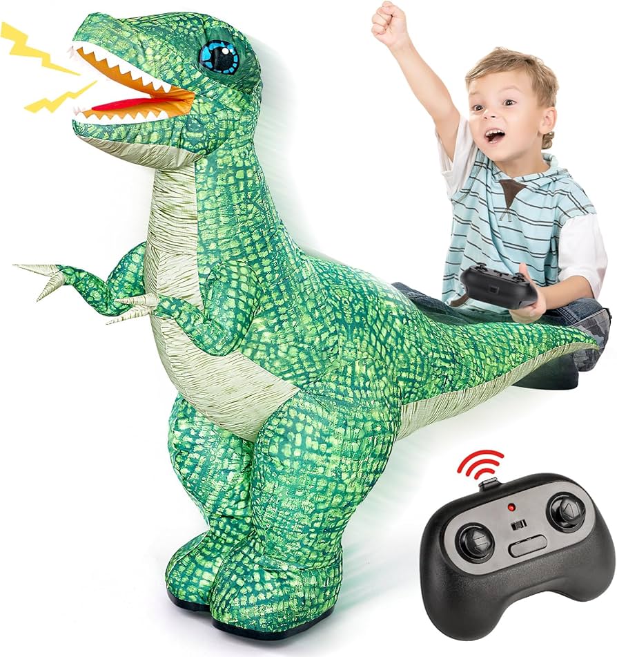 Remote Control Inflatable Dinosaur Toy