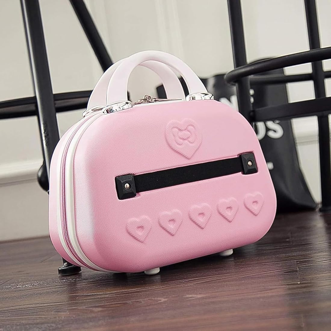 Women's ABS Plastic Hello Kitty Cosmetic Organizer Bag (Pink)